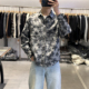 印花牛仔长袖 衬衫 2026新款 轻奢老钱复古男士 美式 痞帅宽松衬衣外套