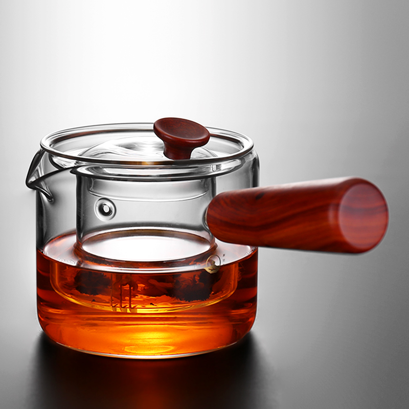手工玻璃煮茶壶侧把过滤泡茶器电陶炉耐热家用耐高温花红茶具套装在类目 餐饮具, 茶具, 茶壶中 - 来自Buy2taobao.com提供专业的淘宝代购服务