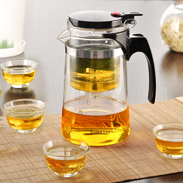 仙丽 防爆可拆洗飘逸杯 优惠券折后￥19包邮 送4个小杯子