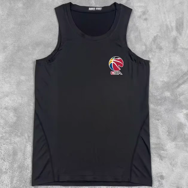 美式紧身衣背心男CBA篮球健身运动跑步吊带训练打底高弹力坎肩T恤