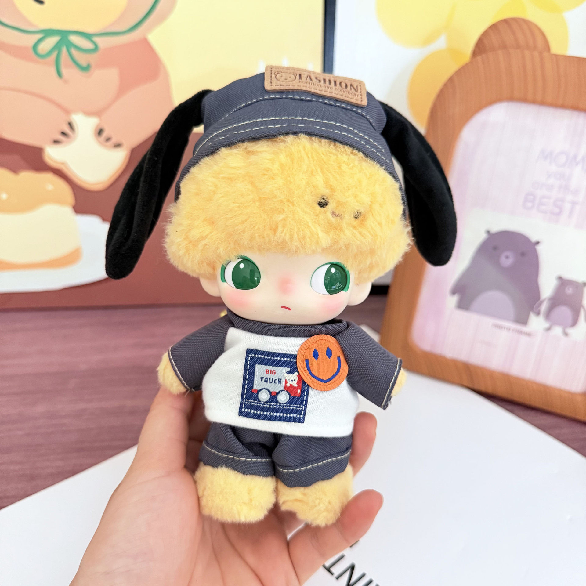 泡泡玛马毛绒挂件DIMOO搪胶衣服布鲁托娃衣微笑卡车手套装可爱萌,模玩/动漫/周边/娃圈三坑/桌游,潮玩娃衣,淘宝优惠券,粉丝福利购,淘宝优惠卷