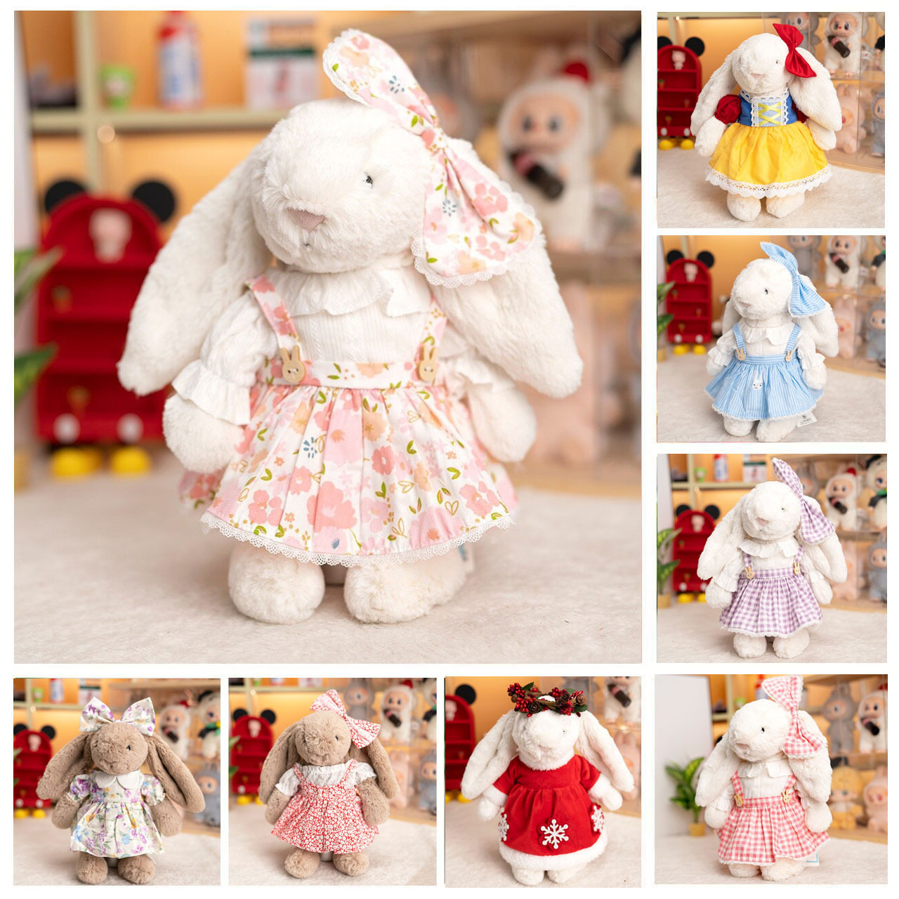 仅娃衣】Jely&cat邦尼兔玩偶娃衣白雪公主连衣裙套装32cm公仔着替,模玩/动漫/周边/娃圈三坑/桌游,潮玩娃衣,淘宝优惠券,粉丝福利购,淘宝优惠卷