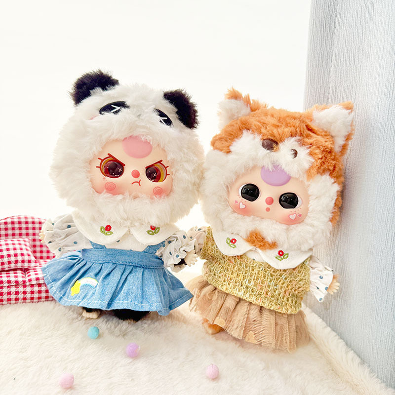 仅娃衣】20cm娃三岁娃衣三代大可爱毛绒公仔衣服波点毛衣牛仔裙萌,模玩/动漫/周边/娃圈三坑/桌游,潮玩娃衣,淘宝优惠券,粉丝福利购,淘宝优惠卷