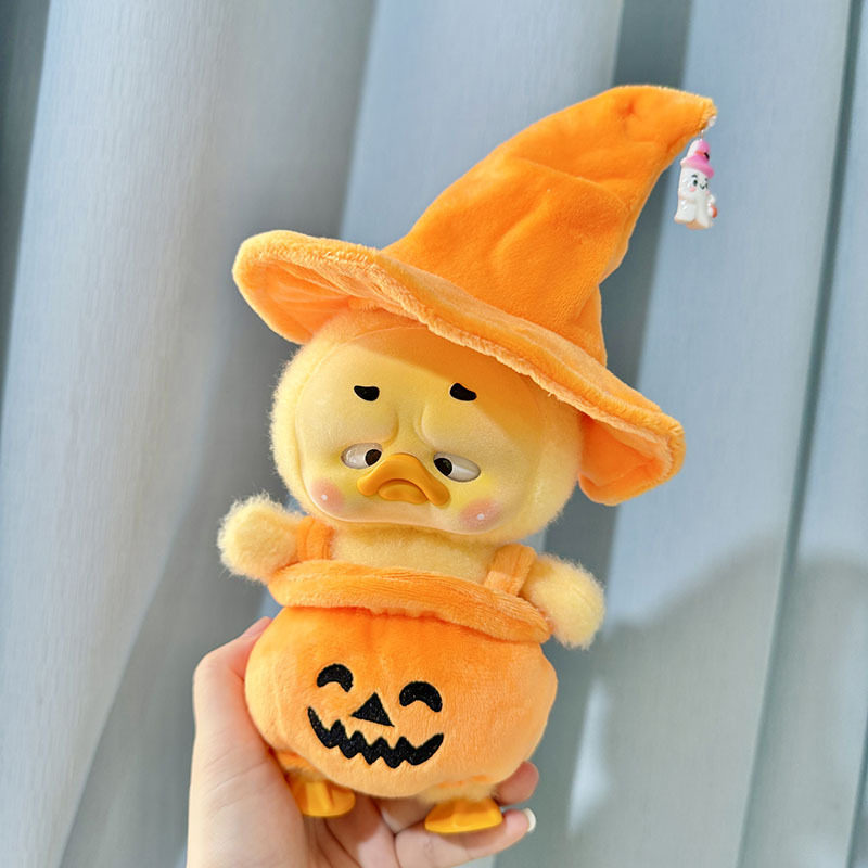 仅售娃衣】烦人鸭毛绒系列娃衣小黄鸭公仔衣服万圣节尖帽南瓜套装,模玩/动漫/周边/娃圈三坑/桌游,潮玩娃衣,淘宝优惠券,粉丝福利购,淘宝优惠卷