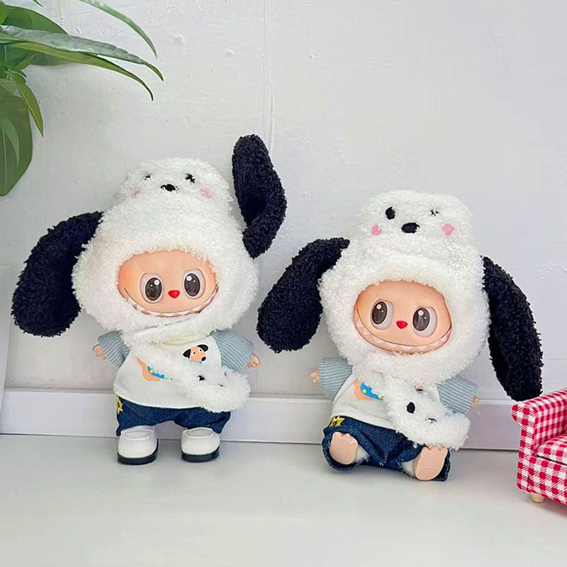 仅娃衣】一二三代拉布布通穿娃衣腊肠汪套装钥匙扣Labubu着替可爱,模玩/动漫/周边/娃圈三坑/桌游,潮玩娃衣,淘宝优惠券,粉丝福利购,淘宝优惠卷