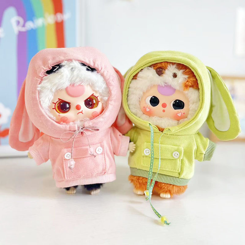 仅娃衣】20cm娃三岁娃衣三代大可爱毛绒公仔衣服口袋大耳兔卫衣萌,模玩/动漫/周边/娃圈三坑/桌游,潮玩娃衣,淘宝优惠券,粉丝福利购,淘宝优惠卷