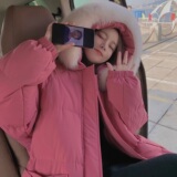 现货冬装树莓色糖果口袋棉服235-M595-P185，控268，女装棉衣/棉服，金十上