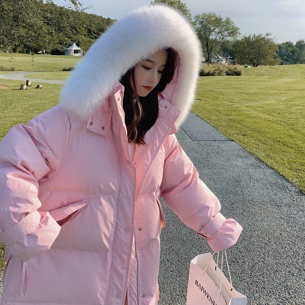 现货2022冬装新款粉色羽绒服235-M609-P195，K278，女装棉衣/棉服，金十上
