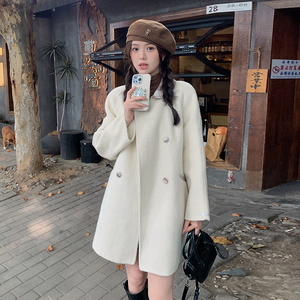 新款现货   撞色双面羊绒大衣235-337-P265-控398图片