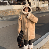 【现货】皮毛一体加厚羊羔毛235-352-P185-控278，女装毛呢外套，金十上