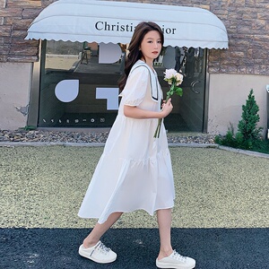 现货减龄甜美海军领连衣裙235-8806-P105-控158