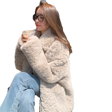 【现货】简约风格短款羊羔毛外套235-M600-P165,控239，女装皮草，金十上