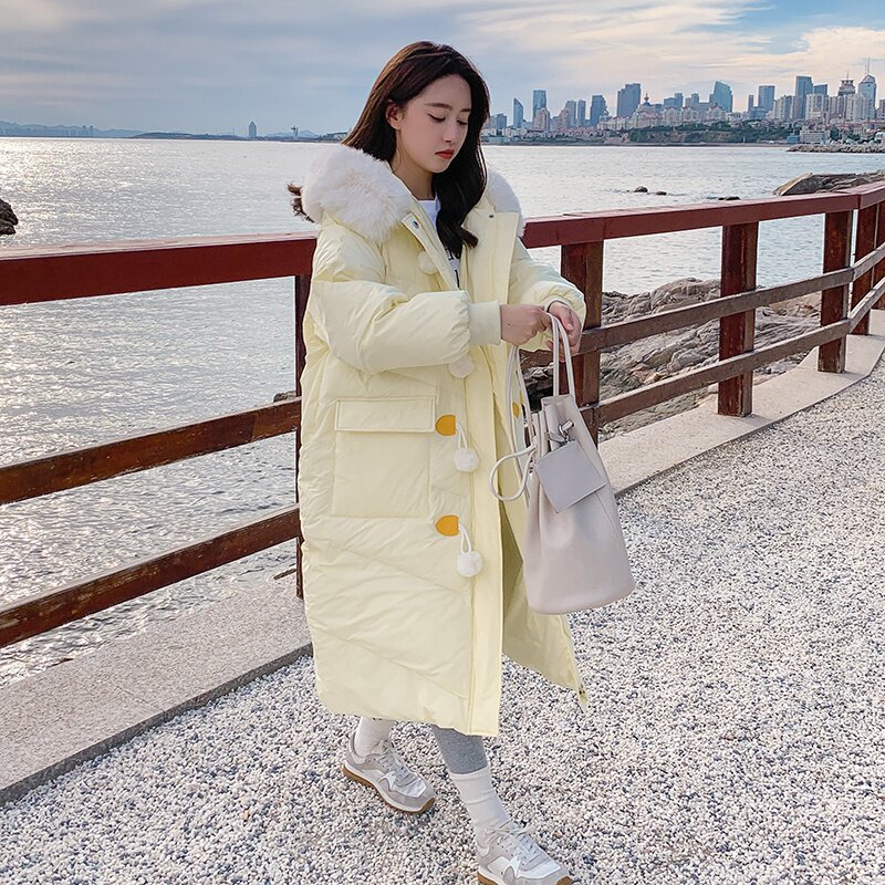 【现货】冬装中长款大毛领羽绒棉服235-M610-P195-K278,女装棉衣/棉服,金十上
