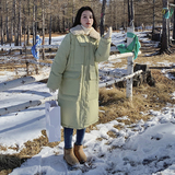 【现货】两色宽松中长款棉服235-8822-P195-控278，女装棉衣/棉服，金十上