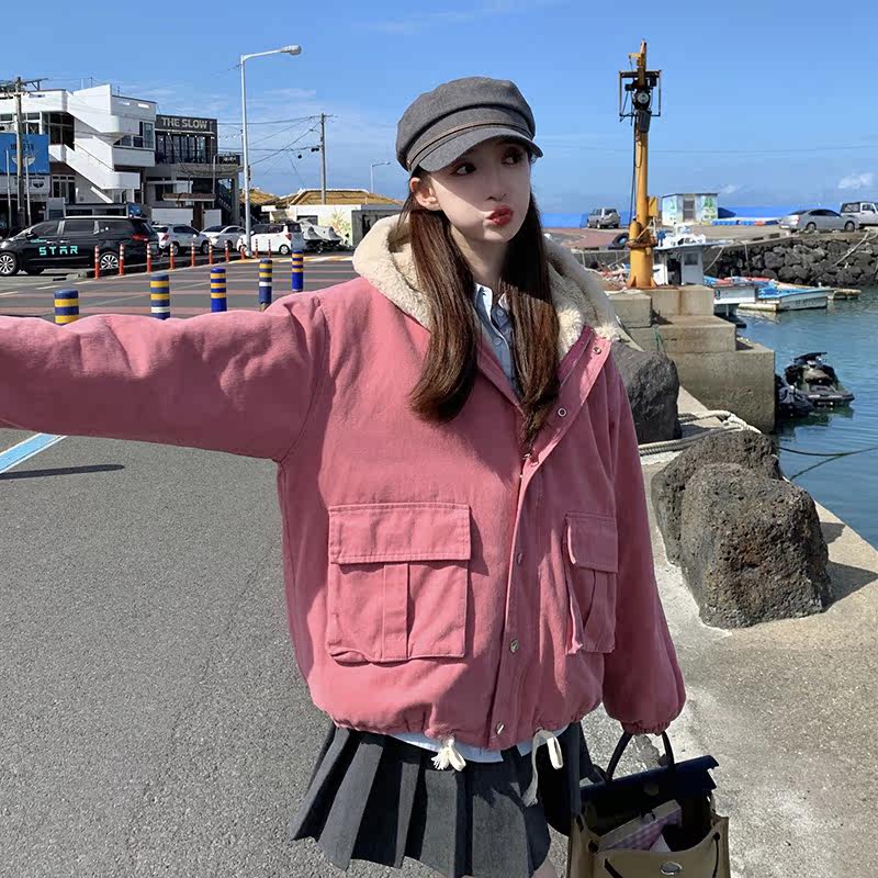 【现货】小个子工装加厚派克服235-355-P175-控258,女装派克服,金十上