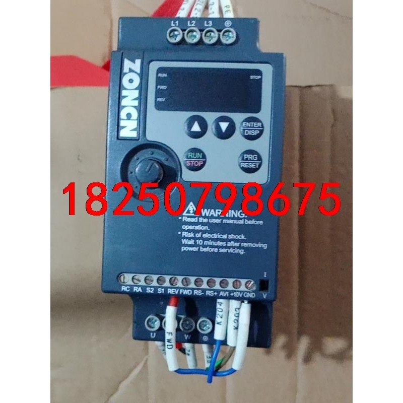 拆机一台众辰变频器，NZ100,0.75kw，380v，成色议价
