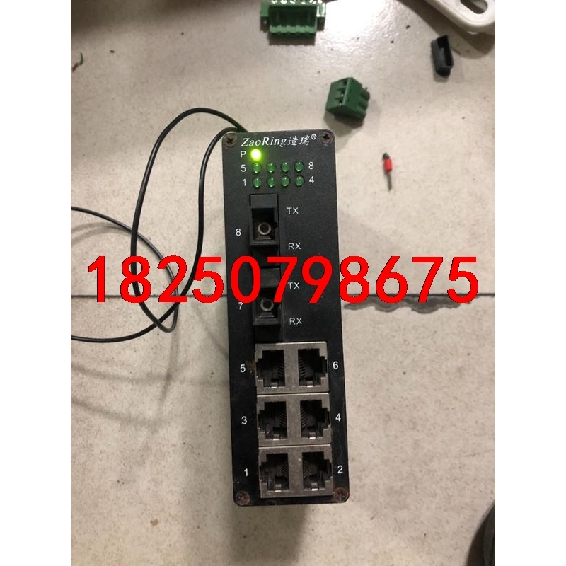 8口工业交换机，造瑞，型号ZRS108-2SSC6T-D议价
