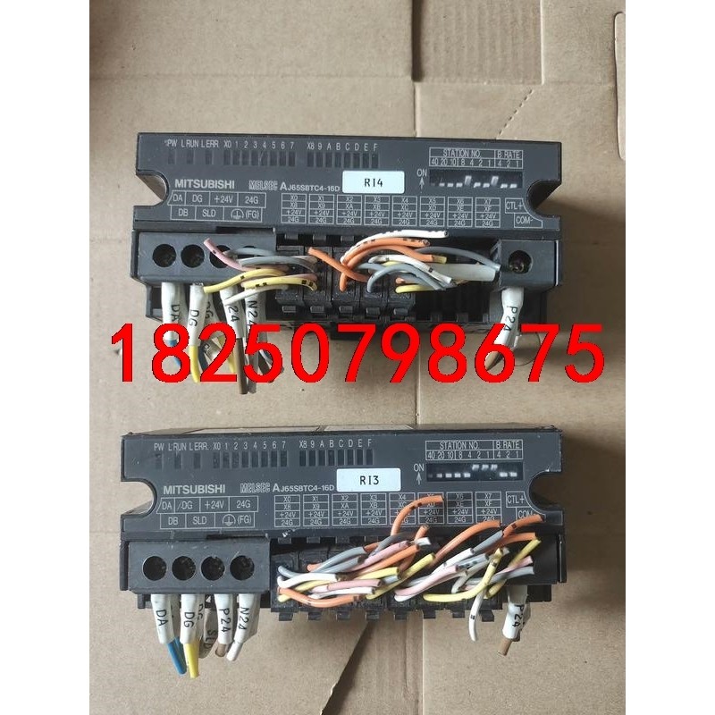 三菱AJ65SBTC4-16D远程控制模块，拆机的成色不错如议价