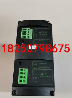 原装正品 MURR穆尔MCS20-3x400/24开关电源议价
