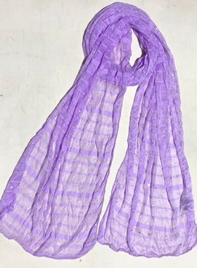 8817 外贸四季通用亮片丝巾围巾   160*34