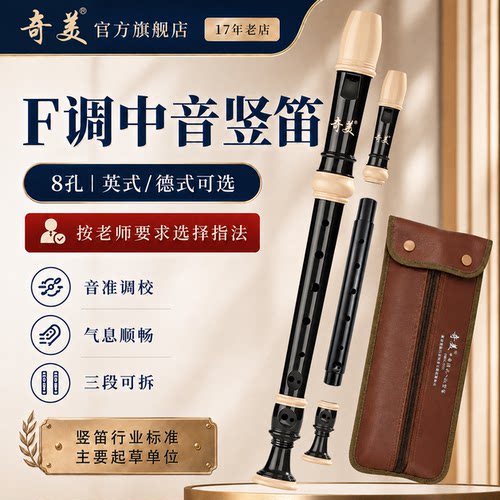 奇美中音竖笛小学生专用老师推荐