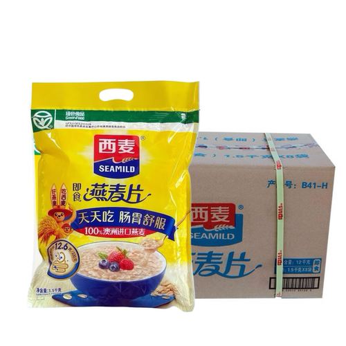 西麦未添加蔗糖速食早餐纯燕麦片