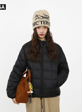大嘎daga零压轻薄内胆羽绒服女2025新款立领超好看洋气短款外套冬