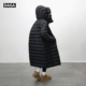 大嘎daga 连帽长款 黑武士 高充绒轻暖极寒排骨羽绒服女2025新款