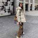 清仓卖完下架 大嘎daga独家韩国设计感小众高定皮衣羽绒服女短款