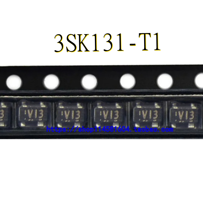 3SK131-T1 丝印V13 SOT-143 双栅极N沟道 场效应管 全新原装正品