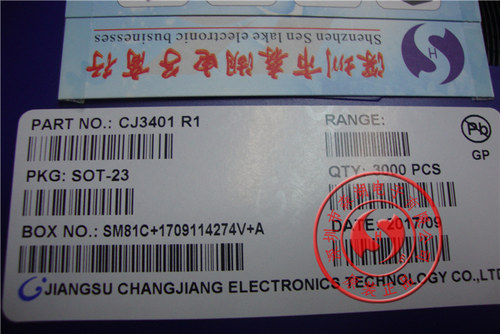 CJ3401 3401R1 SOT-23 4.2A 30V 原装正品