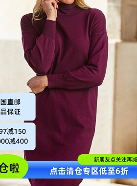 美国直邮安哥拉红针织连衣裙巨折清仓不接受退换满400包邮或拼邮