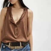 清仓清仓满300包美国直邮free people纯棉背心