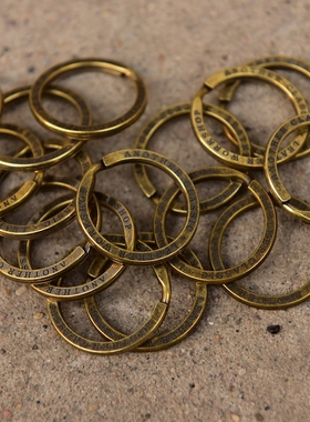 （售罄）ANOTHER CLASSIC黄铜钥匙圈