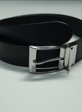 四月手作 ANOTHER 意大利手工皮带男士商务正装针扣腰带头层牛皮