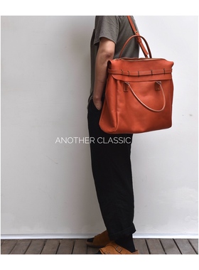 ANOTHER CLASSIC物派包意大利进口高级植鞣牛皮手提单肩斜挎包