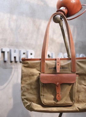 another classic 油蜡布托特包