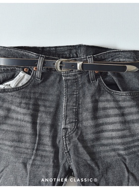 Another Classic26ss 2cm合金 三件套手染茶芯腰带