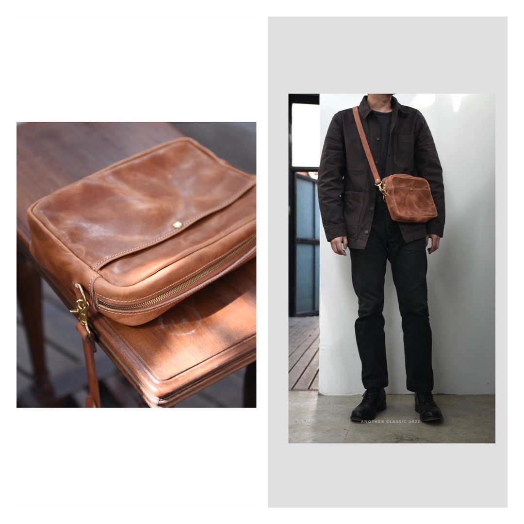 ANOTHER CLASSIC相机包 HORWEEN牛皮 手工 VINTAGE 复古