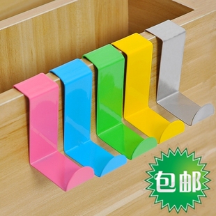 门后挂钩卧室衣帽钩挂衣架不锈钢免钉无痕门背Z型门上挂钩置物架