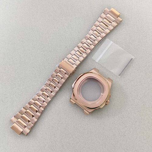 41mm蓝宝石玻璃表壳手表配件玫黑钢三色适日本NH35/364R自动机芯