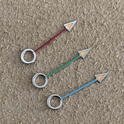 改装NH34GMT机芯配件闹针绿夜光