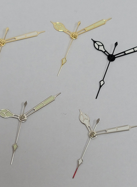 NH35A改装表针银色边金色边填白油浅绿油绿夜光指针适合NH35/364R