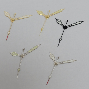 NH35A改装表针银色边金色边填白油浅绿油绿夜光指针适合NH35/364R