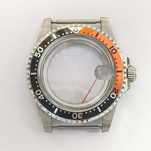 手表配件39.5mm复古不锈钢表壳亚克力镜面适装 NH36机芯 日本NH35