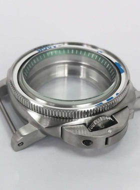 手表配件316L不锈钢42MM表壳+圈口+绿色内影 适装日本NH35/36机芯