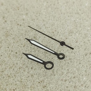 新款改装手表配件指针绿夜光黑边表针适合日本NH35/36/4R/7S机芯