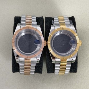 36mm表壳竖条套装 NH35 7S机芯 加滚珠带蓝宝石玻璃适装 新款