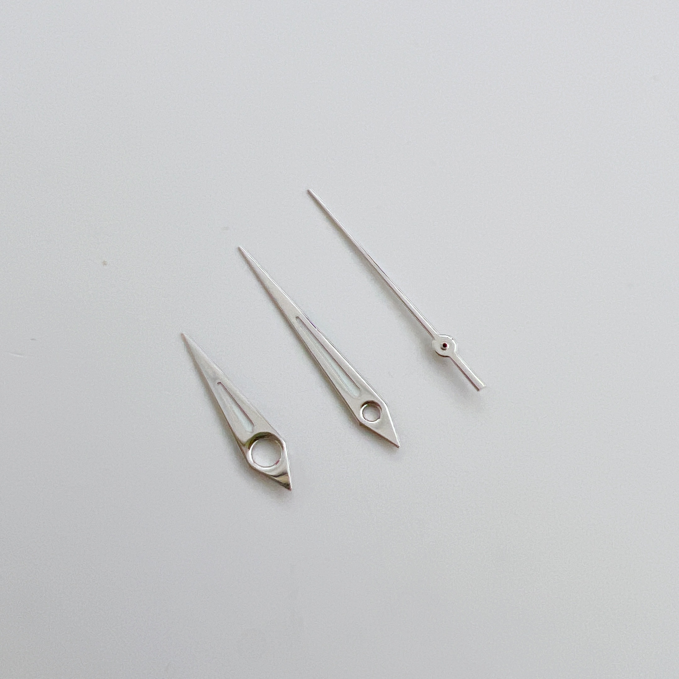 改装手表配件 新款简约抛光绿夜光表针 适装日本NH35/364R/7S机芯