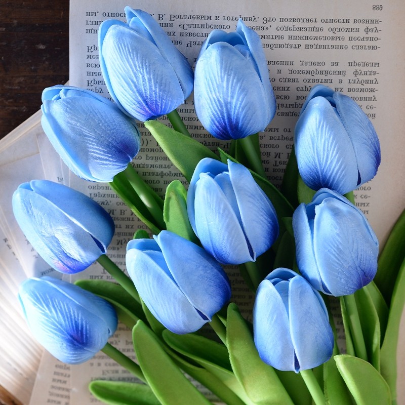 郁金香仿真花pu花艺摆件假花客厅插花瓶餐厅婚庆礼堂装饰摆设花,鲜花速递/花卉仿真/绿植园艺,仿真花,淘宝优惠券,粉丝福利购,淘宝优惠卷